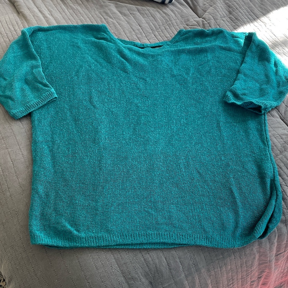 Chico's Vibrant Teal Knit Top